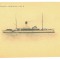 4917 - Ship, Pachebot &quot;Romania&quot; Romania - old postcard - unused