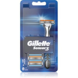 Gillette Sensor 3 Aparat de ras + rezervă lame 6 bucati