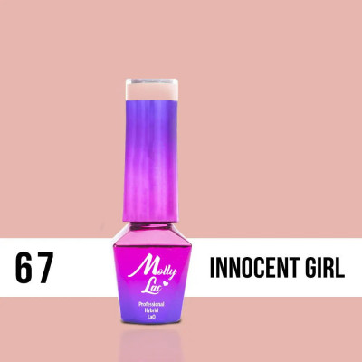 LAC MOLLY UV/LED gel Delicate Women - Innocent Girl 67, 10ml foto