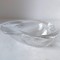 Bol de sticla in forma de para, 12cm lungime x 9cm latime x 4cm inaltime