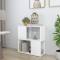 vidaXL Bibliotecă, alb, 60 x 24 x 63 cm, PAL 809062