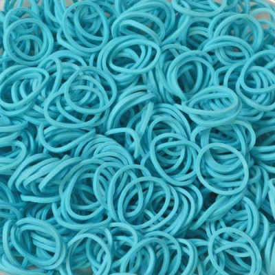 Elastice Rainbow Loom - Standard Turcoaz-600 buc foto