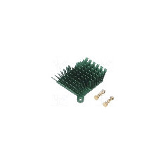 Radiator extrudat, aluminiu, 40mm x 38mm, verde, Advanced Thermal Solutions - ATS-1039-C2-R0