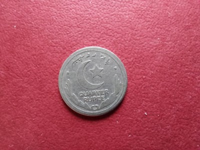 1/4(quarter)rupee 1948 Pakistan foto