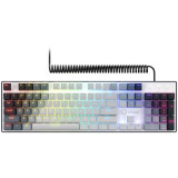 Tastatura Gaming LORGAR Azar 514 White RGB Linear Dream Switch Mecanica