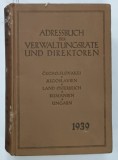 ADRESSBUCH DER VERWALTUNGSRATE UND DIREKTOREN ( DIRECTORUL DE ADRESE AL CONSILIULUI DE ADMINISTRATIE SI ALE DIRECTORILOR ) LAND OSTERREICH , CECHO-