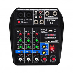 Consola mixat sunetul cu inregistrare bluetooth pentru performanta pe scena foto