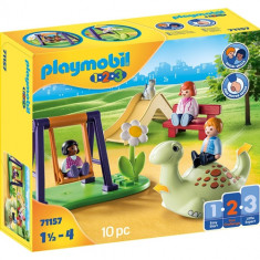 Set de Constructie Playmobil 1.2.3 Loc de Joaca pentru Copii foto