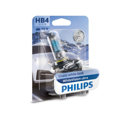 Bec Far HB4 12V P22D 51W (Blister) White Vision Ultra Philips foto