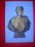HOPCT 10757 REGINA MARIA -BUST DE GH LEONIDA-EXPO 1998 ROMANIA -NECIRCULATA