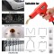 Set 400 bucati capse metalice de intarire pentru aparat sudat plastic, lipit/reparat bara auto, repararea fisurilor din plastic, polipropilena, 4 mode