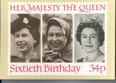 AX 346 CP - HER MAJESTY THE QUEEN SIXTIETH BIRTHDAY foto