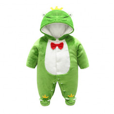 Combinezon plusat - King frog (Marime Disponibila: 6-9 luni (Marimea 19... foto