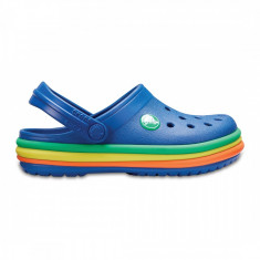 Sabo?i Barba?i casual Crocs Crocband Rainbow Band Clog Kids foto