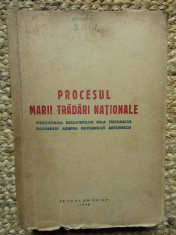 Procesul marii tradari nationale - Stenograma... guvernului Ion Antonescu - 1946 foto