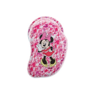 Perie pentru descurcarea parului, pentru copii, model Minnie, 12x7 cm, Roz foto