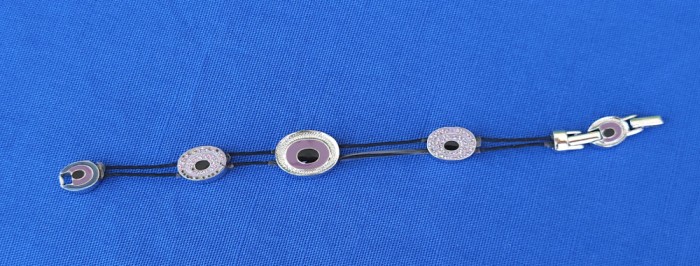 BRĂȚARĂ DIN METAL CU CRISTALE SWAROVSKI