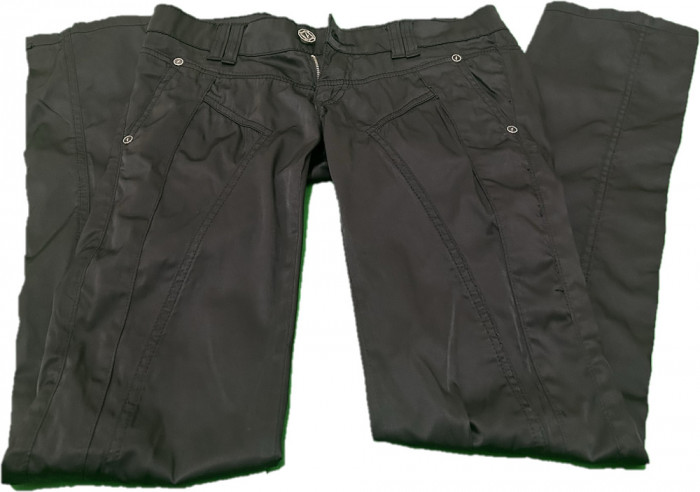 Pantaloni dama, culoarea negru, marimea 27