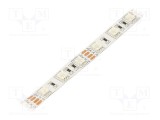 Bandă LED RGB 5050 60 LED/m 10mm IP20 4,8W 12V WISVA OPTOELECTRONICS