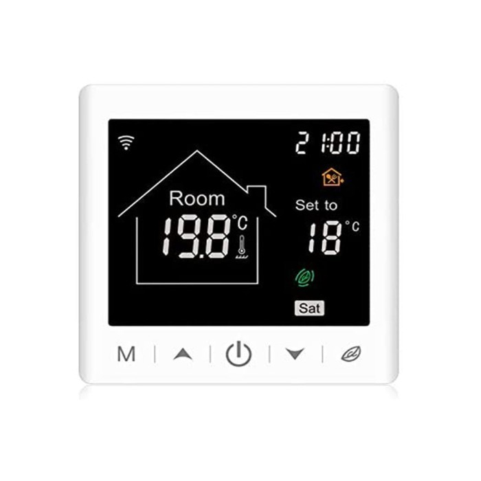 Termostat Wi-Fi pentru incalizare electrica in pardoseala BeOk TR9B-WIFI-EP SmartElectro IntelligentHouse