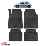 Covorase Auto TeamCar&reg; Tip Tavita Compatibile Skoda Fabia Generatia I (1999&ndash;2007) Negru Material Rezistent, Cauciuc