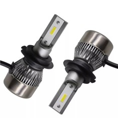 Set 2 becuri LED auto R6 H3, 80W, 8000Lm, 6000k foto