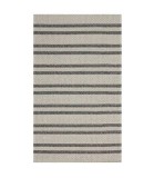 Covor Calvin Klein, bumbac/ poliester, crem/gri, 62 x 147 cm