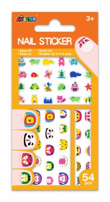 Stickere pentru unghii fosforescente - Animale salbatice foto