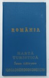 ROMANIA , HARTA TURISTICA SCARA 1 : 850000 de IOANA NICULESCU , 1990