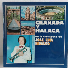 Jose Luis Hidalgo – Granada Y Malaga, vinil LP album, Spain 1977, VG+