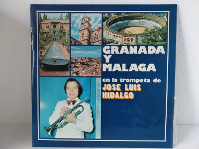 Jose Luis Hidalgo &amp;ndash; Granada Y Malaga, vinil LP album, Spain 1977, VG+ foto