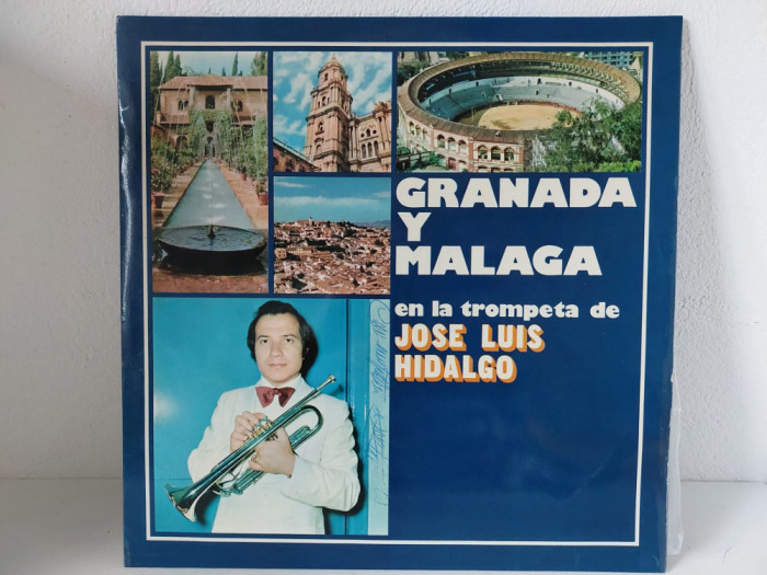 Jose Luis Hidalgo &ndash; Granada Y Malaga, vinil LP album, Spain 1977, VG+