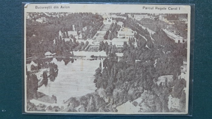 CPnecirc. Bucurestii din avion Parcul Carol RARA