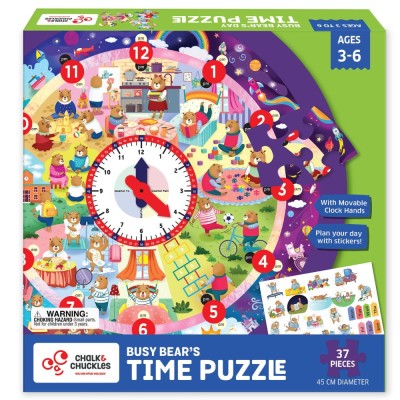 Puzzle - Ursuletul invata ceasul foto
