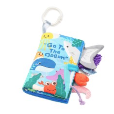 Jucarie zornaitoare tip carte pentru bebelusi BabyOno NO-544S, Multicolor foto