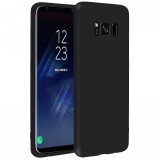 Husa Samsung Galaxy S8 Plus Slim Antishock Neagra Silicon Protectie Zgarieturi Praf Lovituri Flexibila Decupaje Porturi Camera Blit