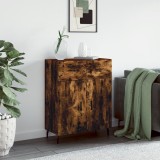 vidaXL Dulap, stejar fumuriu, 69,5x34x90 cm, lemn compozit