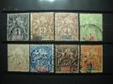 GUADELUPE 1892/1900, Stampilat