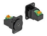 Modul D-type jack stereo 3.5 mm 3 pini la bloc terminal, Delock 86732