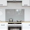 VidaXL Spate de bucătărie Gri deschis 80 x 50 x 0.6 cm Sticlă &icirc;ntărită 42001230