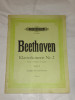 BEETHOVEN Klavierkonzert Nr.2 Opus 19 Ausgabe fur zwei Klaviere