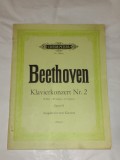 BEETHOVEN Klavierkonzert Nr.2 Opus 19 Ausgabe fur zwei Klaviere