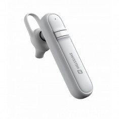 Handsfree Casca Bluetooth Swissten Caller, MultiPoint, Alb