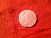 Moneda Franta 50c Argint 1898, Stare Uzata - Numismatica