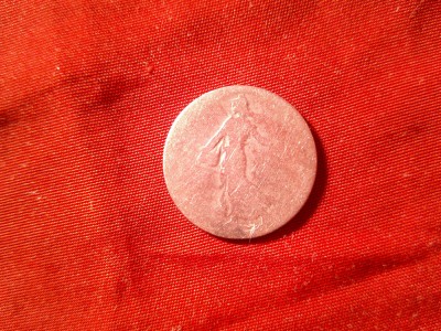 Moneda Franta 50c 1898 argint ( 2,47 - 854) - uzat foto