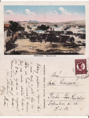 Medgidia (Dobrogea )- Piata - rara foto