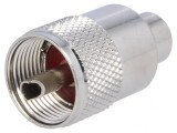 Mufă UHF Tată Drept RG59 pe Cablu