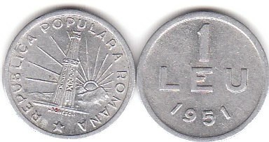 1 leu 1951 foto