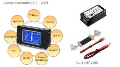 CONTOR SOLAR tester baterie 0 - 200V 300A foto