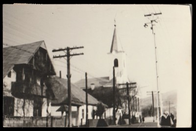 1972 Romania, CP Imagine foto real dintr-un sat romanesc, circulata din Cluj foto